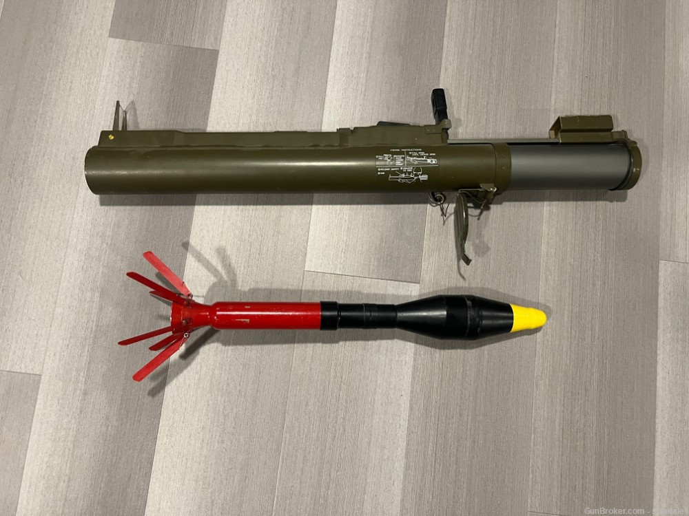 Inert M72 LAW Rocket Launcher with Projectile AT4 RPG7 Penny-img-0
