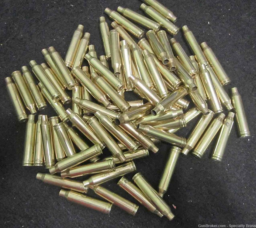 100 PC Winchester Once Fired 7mm Mag Brass, Flat Rate Shipping-img-0