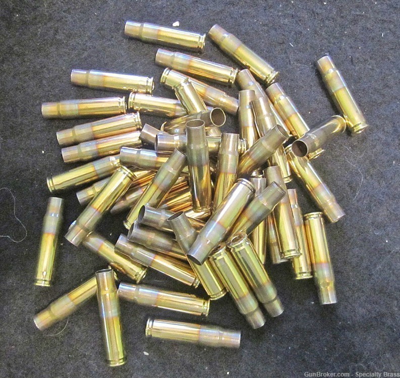 100PC Guaranteed Once Fired Winchester 358 WIN Brass Flat Rate Shipping-img-0