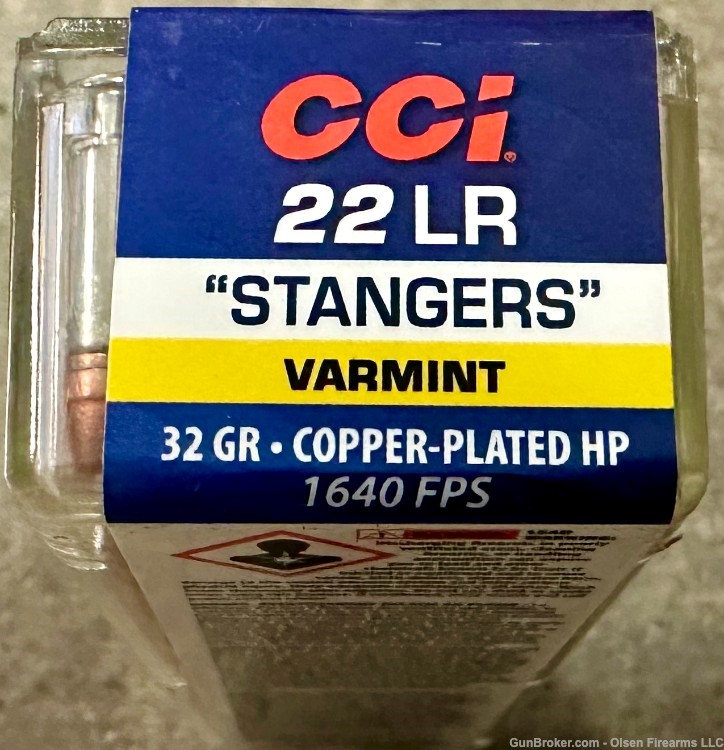 CCI 50100CC STANGERS 22 LR 32 GR Copper Plated HOLLOW POINT 400 ROUNDS -img-2