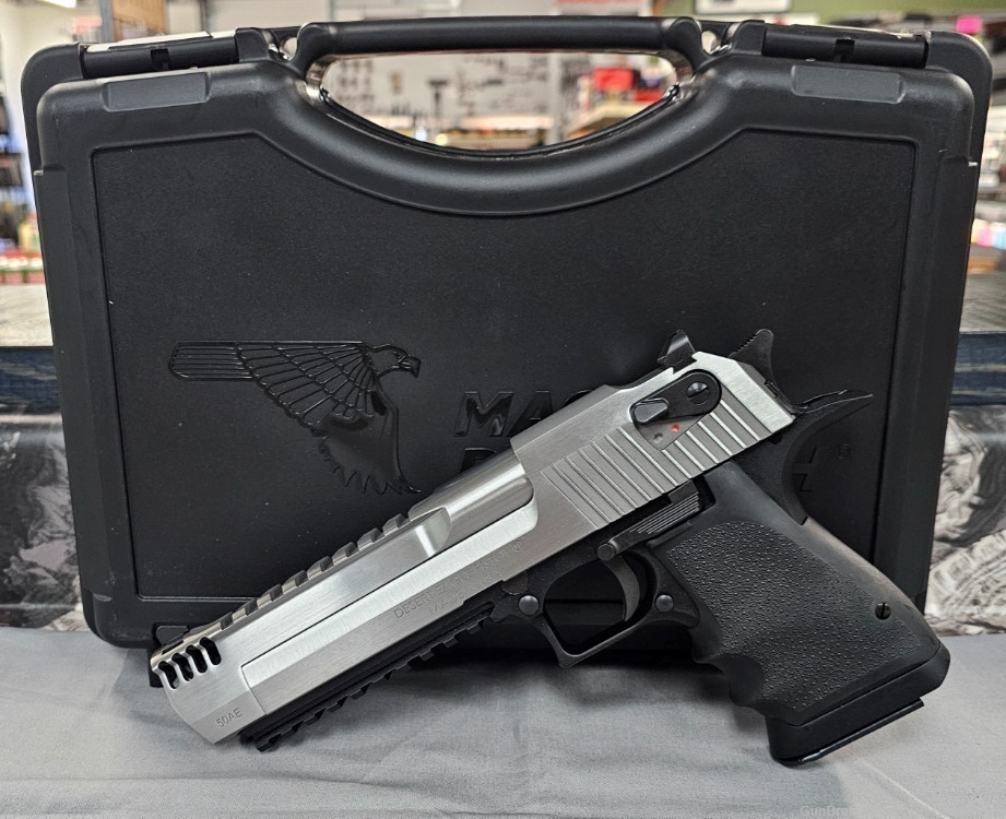 Magnum Research Desert Eagle Mark XIX 50 AE 6" 7Rd DE50ASIMB NO CC FEES!-img-0