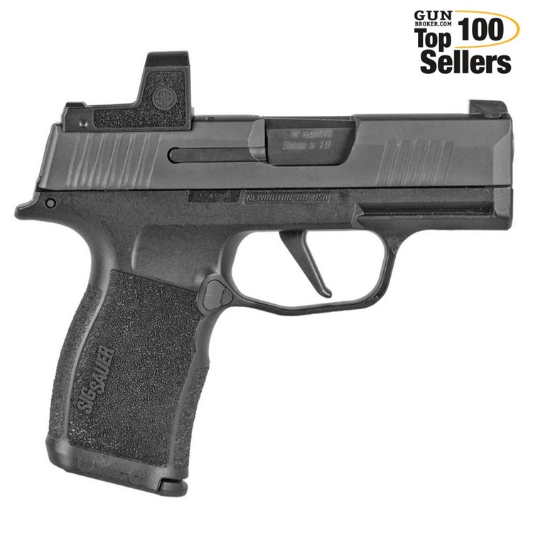 SIG SAUER P365 9mm 3.1in 2x 12rd Mags Nitron Pistol w/ROMEOZero Elite Optic-img-0