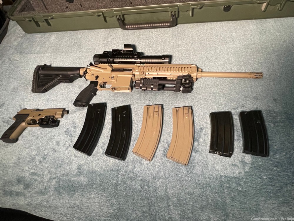 HK MR556A1 & Sig P226 - 2-GUN SET W/CUSTOM FITTED Pelican HK CASE-img-6