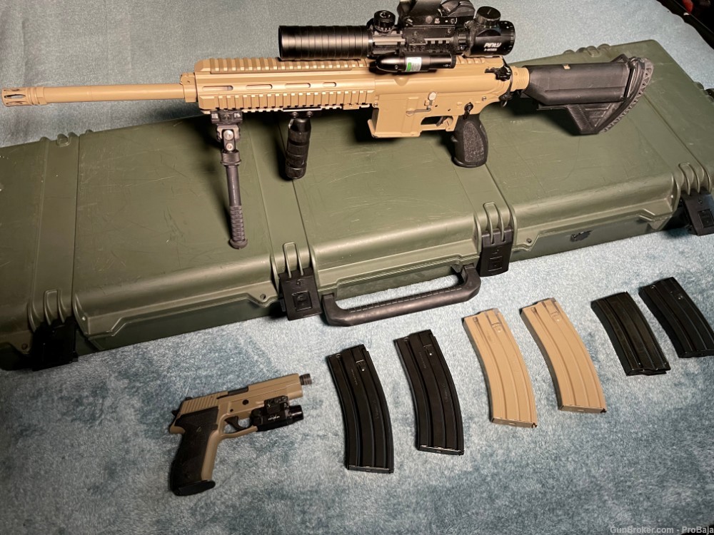 HK MR556A1 & Sig P226 - 2-GUN SET W/CUSTOM FITTED Pelican HK CASE-img-0
