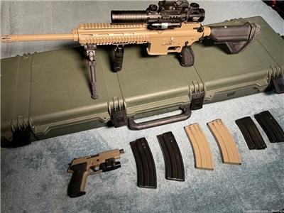 HK MR556A1 & Sig P226 - 2-GUN SET W/CUSTOM FITTED Pelican HK CASE