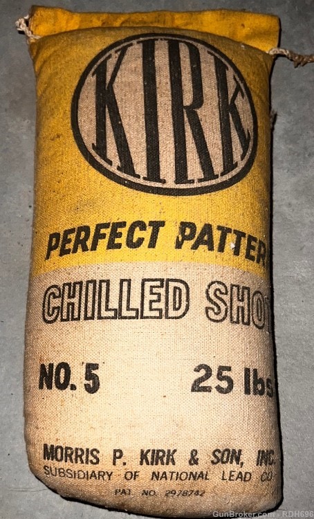 Vintage 25 Pound KIRK Perfect Pattern Chilled Shot No.5-img-2