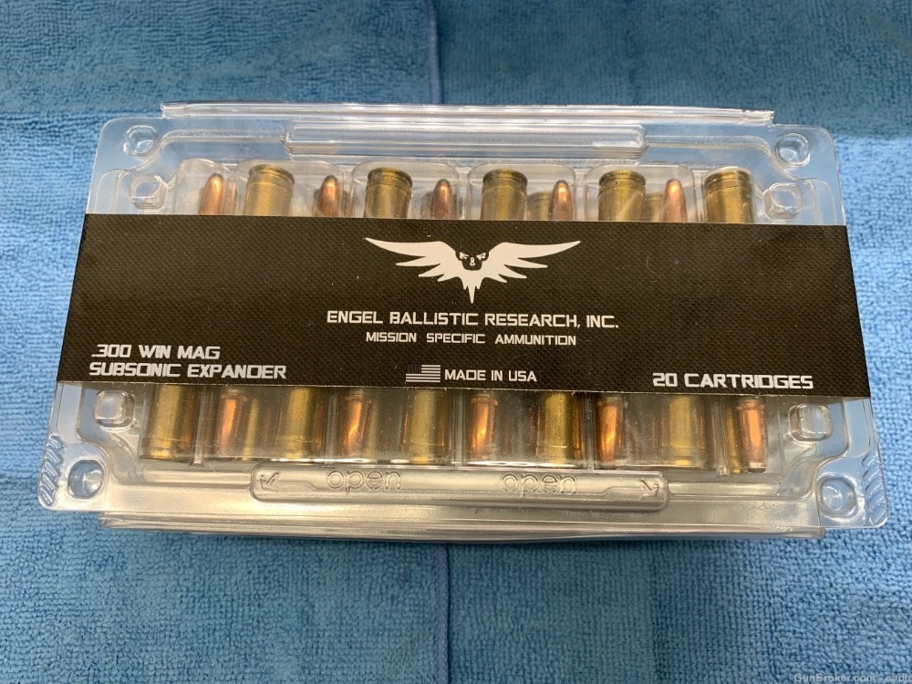 EBR Engel Ballistic Research 300 win mag Subsonic Expander 220gr 4 packages-img-0