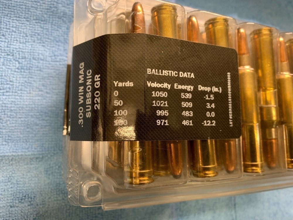 EBR Engel Ballistic Research 300 win mag Subsonic Expander 220gr 4 packages-img-1