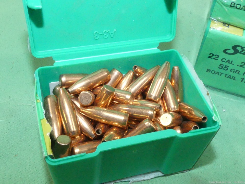 #4139 484 Count Sierra bullets 22 cal. 55 gr HPBT-img-1