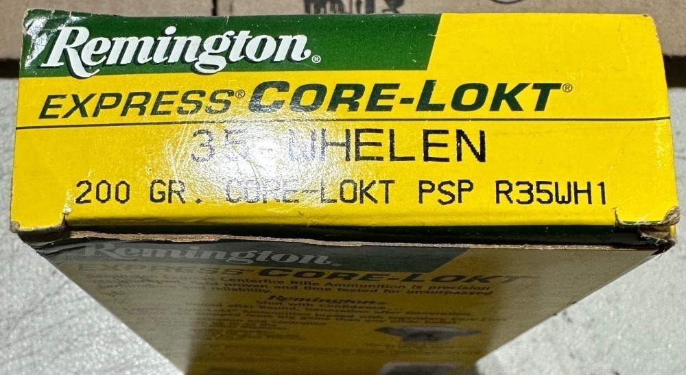 20 rounds of Remington 35 Whelen 200 grain PSP Core-Lokt ammo-img-0