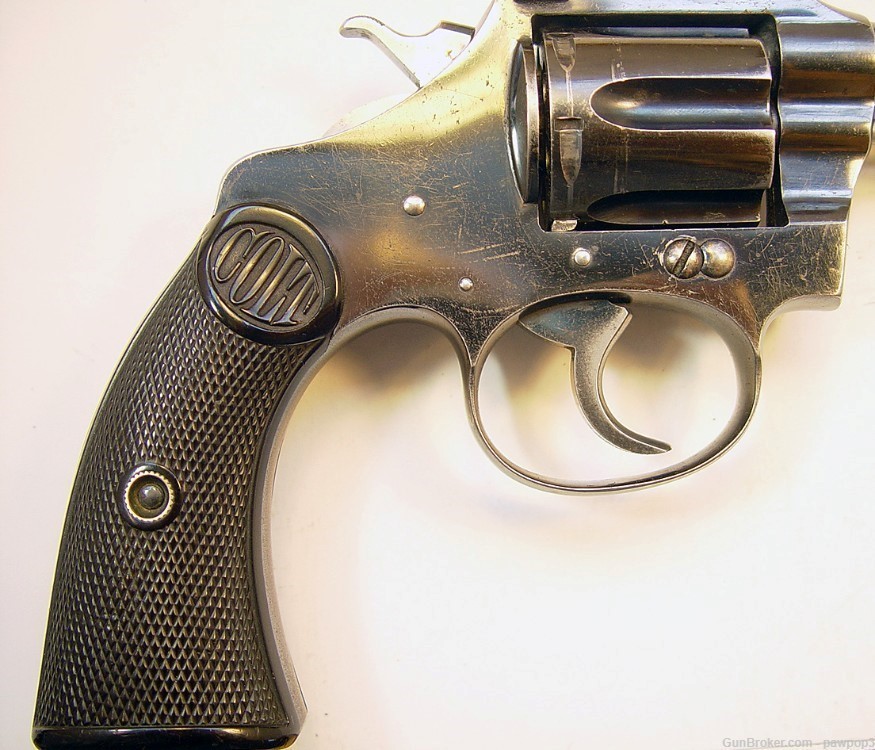 Colt Police Positive Target .22 LR, 6" Bbl. W/Holster, Circa 1913-img-13