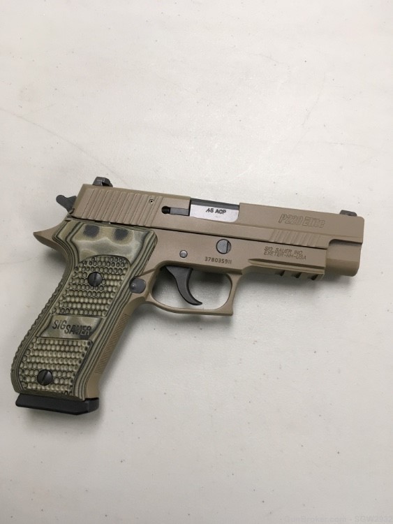 Sig Sauer 220 Elite Scorpion FDE 45 ACP with box-img-5