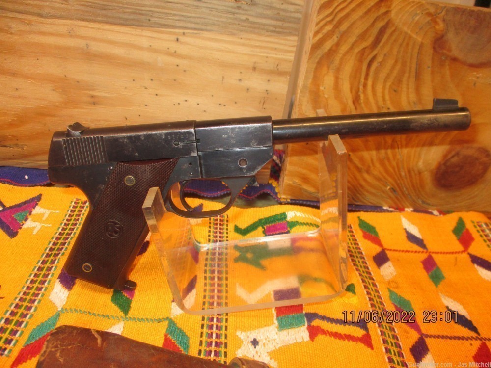 High Standard Model G-B, 22Ca. 6 3/4  inch Barrel Pistol.-img-1