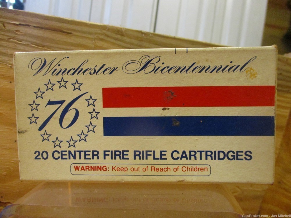 One Box of 20 Rounds , Marked Winchester Bi centennial 76, 30-30 caliber.-img-0