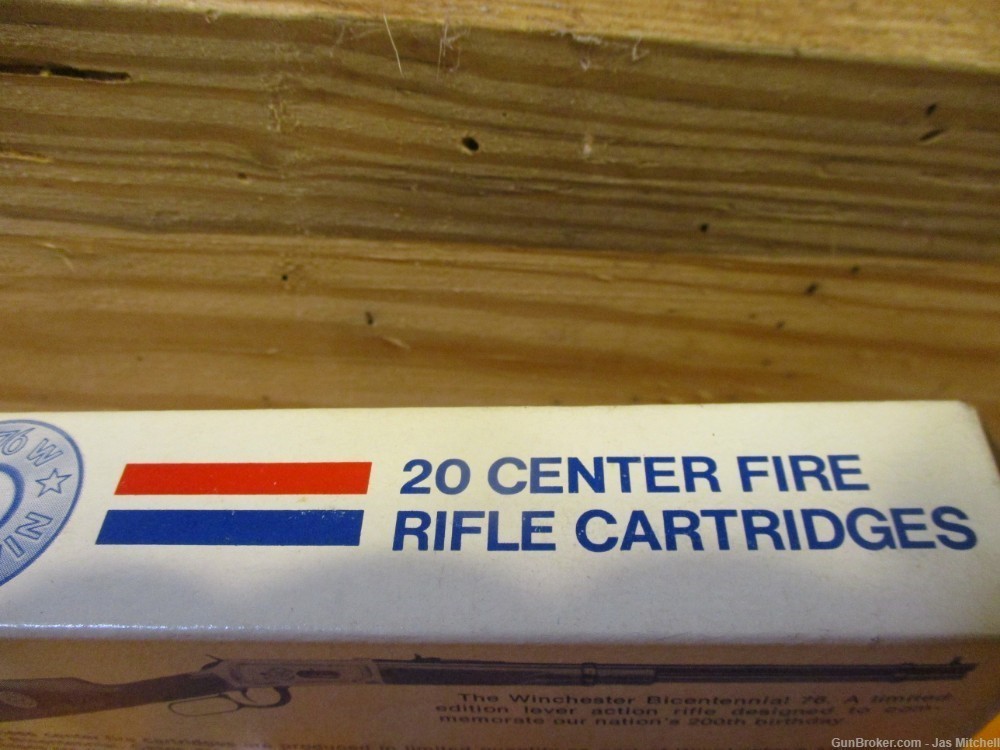 One Box of 20 Rounds , Marked Winchester Bi centennial 76, 30-30 caliber.-img-2