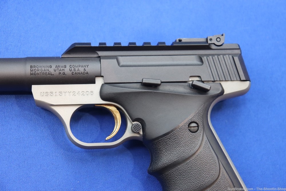 Browning BUCK MARK PLUS URX Pistol 5.5" 22LR 2TONE Grey Black 22 LR NEW-img-3