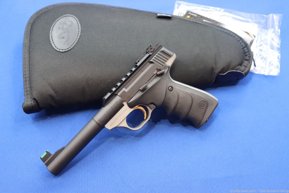Browning BUCK MARK PLUS URX Pistol 5.5" 22LR 2TONE Grey Black 22 LR NEW-img-0