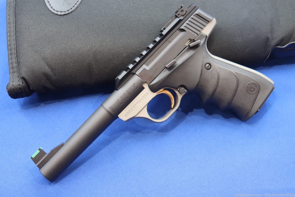 Browning BUCK MARK PLUS URX Pistol 5.5" 22LR 2TONE Grey Black 22 LR NEW-img-1