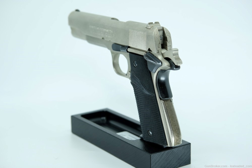 1980 Colt Government Model 1911 SATIN NICKEL .45 ACP-img-3