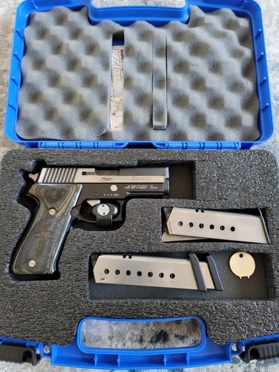 Rare german sig sauer p220 carry equinox .45 acp -img-0