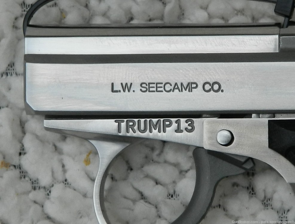 Seecamp LWS-380 Stainless .380 TRUMP LIMITED EDITION  #13 NEW-img-3