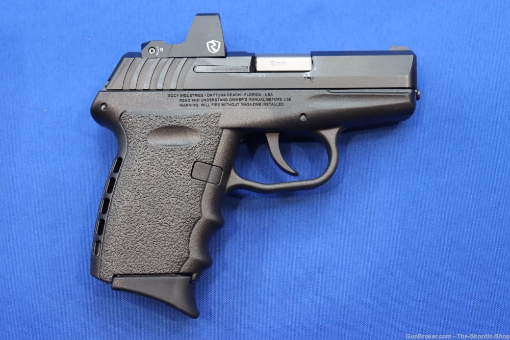 SCCY Model CPX-2 Compact Pistol w/ RED DOT SIGHT 9MM 10RD Tactical Black NR-img-5