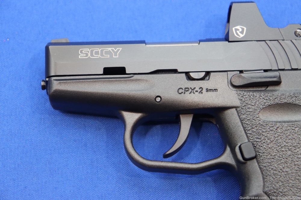 SCCY Model CPX-2 Compact Pistol w/ RED DOT SIGHT 9MM 10RD Tactical Black NR-img-2