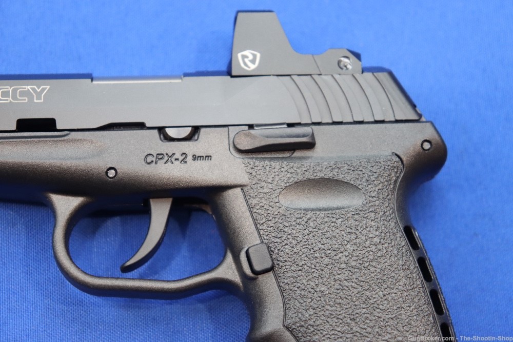 SCCY Model CPX-2 Compact Pistol w/ RED DOT SIGHT 9MM 10RD Tactical Black NR-img-3