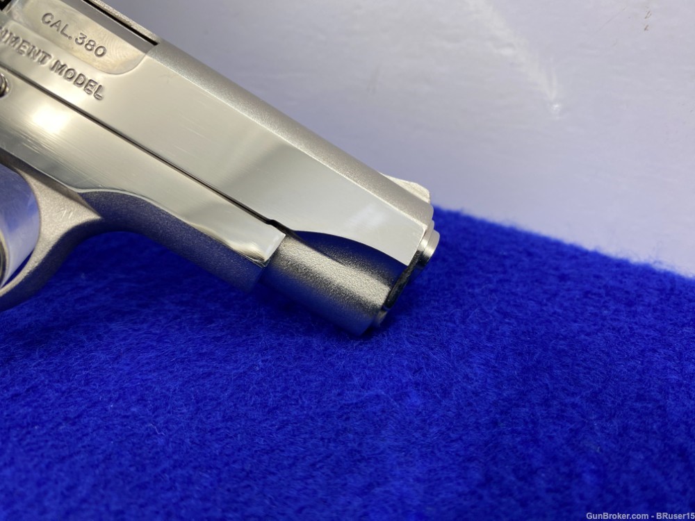 1985 Colt MKIV Series 80 .380 ACP 3.25" *SCARCE & DESIRABLE BRIGHT NICKEL*-img-19