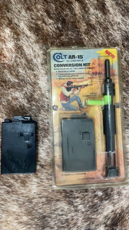 Extremely rare Colt AR15 22 conversion kit, new old stock-img-0