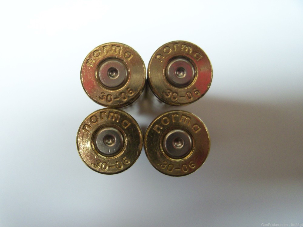 30-06 Springfield Once Fired brass (100ct Norma)-img-0