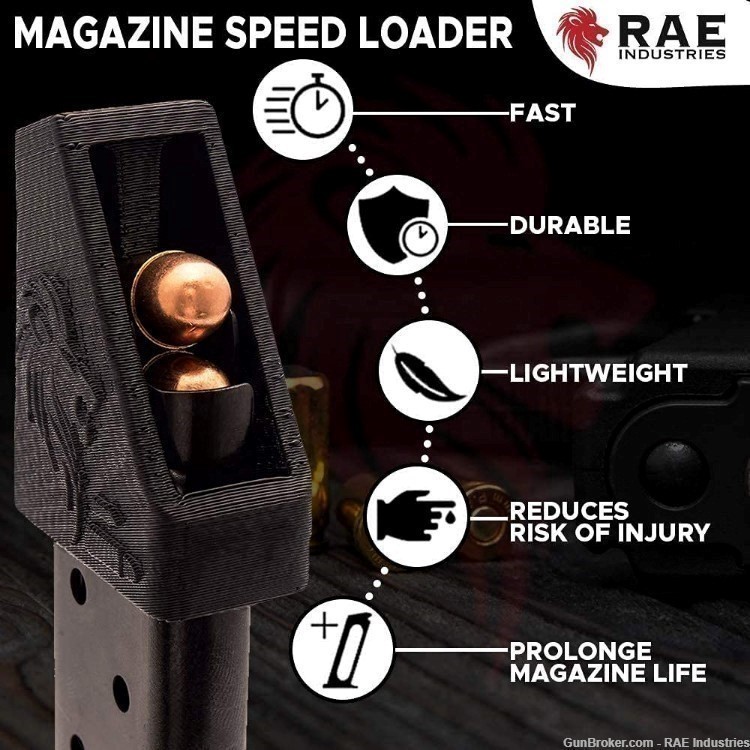 RAEIND SMITH & WESSON M&P SHIELD 9MM MAGAZINE SPEED LOADER-img-6