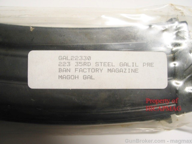 IMI GALIL / GOLANI 223 35rd Pre Ban Magazine .223 New In Wrap.           -img-1