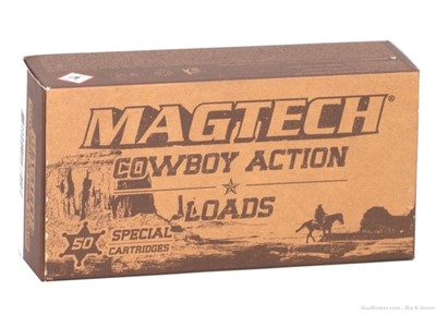 Magtech Cowboy Action 44-40 Winchester Ammo 225 Grain Lead Flat Nose 50 Rds