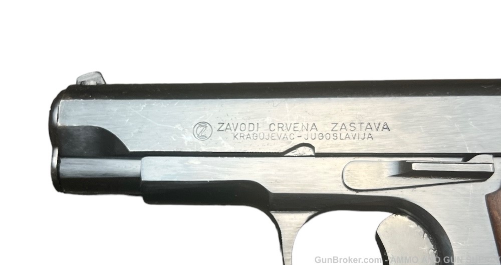 ZASTAVA M88A 9MM PARA - 3.5" - 8-RD MAG - VG CONDITION - PENNY START - RARE-img-2