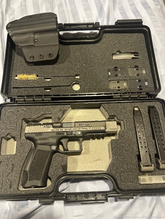 Like new optic ready Canik TP9SFx with everything it comes with. -img-0
