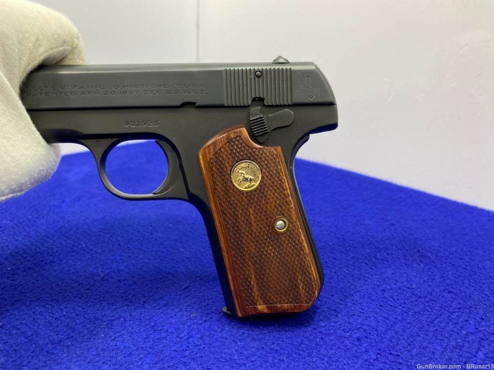 1923 Colt 1903 .32 ACP Blue 3 3/4" *INCREDIBLE POCKET HAMMERLESS TYPE III*-img-32
