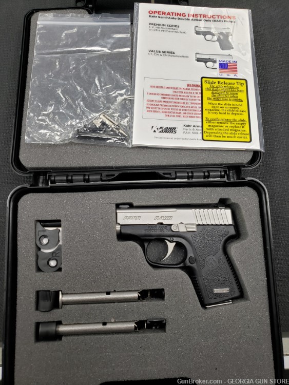 Superb Kahr P380 with night sights, 3 mags-img-0