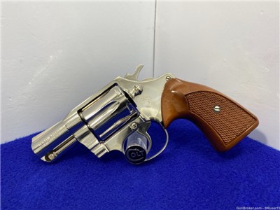 1977 Colt Detective Special .38 Spl Nickel 2" *HEAD TURNING FOURTH ISSUE* 