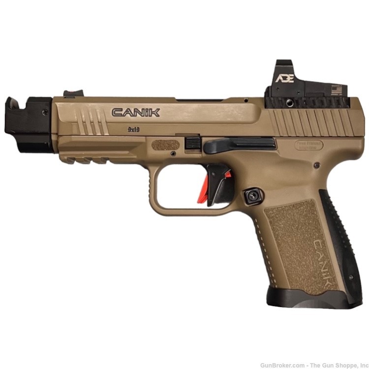 Canik TP9SF Combat FDE 9mm. With Comp, Trigger  and Red Dot!-img-1