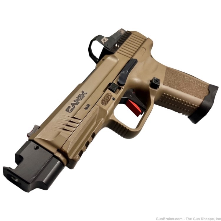 Canik TP9SF Combat FDE 9mm. With Comp, Trigger  and Red Dot!-img-3