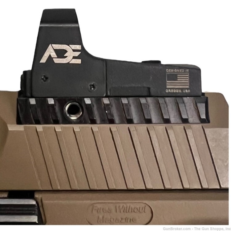 Canik TP9SF Combat FDE 9mm. With Comp, Trigger  and Red Dot!-img-2
