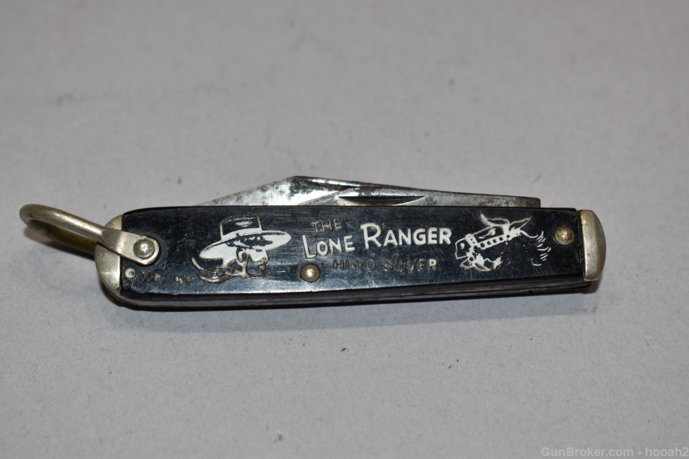 2 Vintage Camillus Camco The Lone Ranger Pocket Knives-img-1