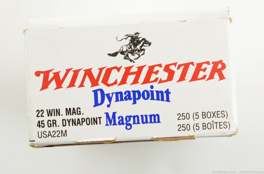 Winchester USA22M Dynapoint 22 Mag 45 gr. Ammo 250rd.-img-1