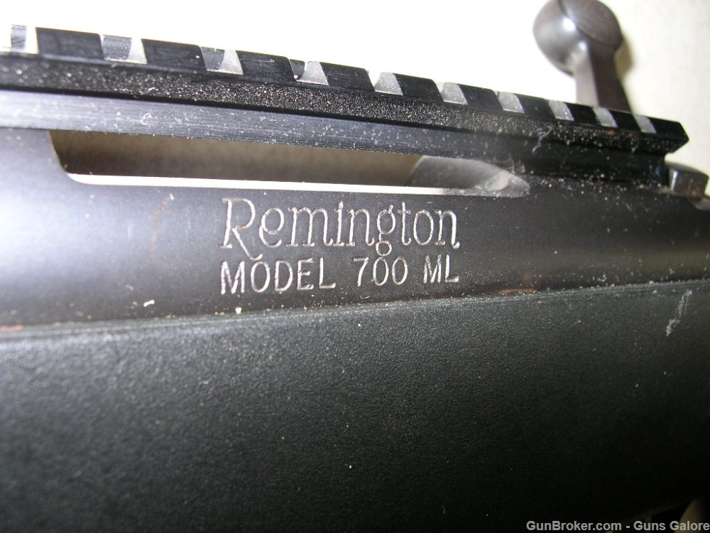 Remington model 700 ML 50 caliber black synthetic NICE BORE-img-29