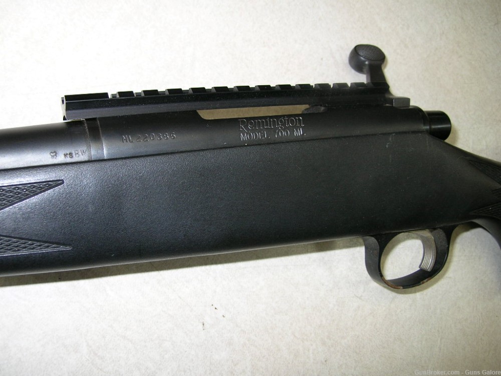 Remington model 700 ML 50 caliber black synthetic NICE BORE-img-9