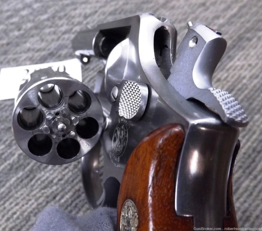 S&W .357 model 65-3 Stainless 3” Round Butt 1986 VG Revolver Smith & Wesson-img-3