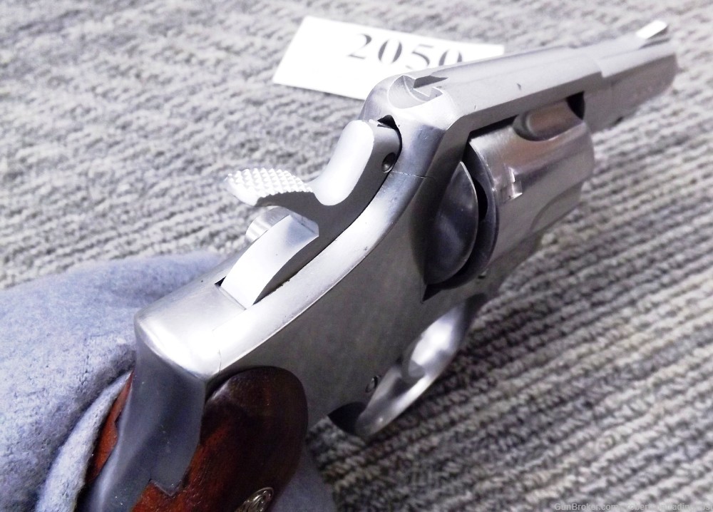 S&W .357 model 65-3 Stainless 3” Round Butt 1986 VG Revolver Smith & Wesson-img-2