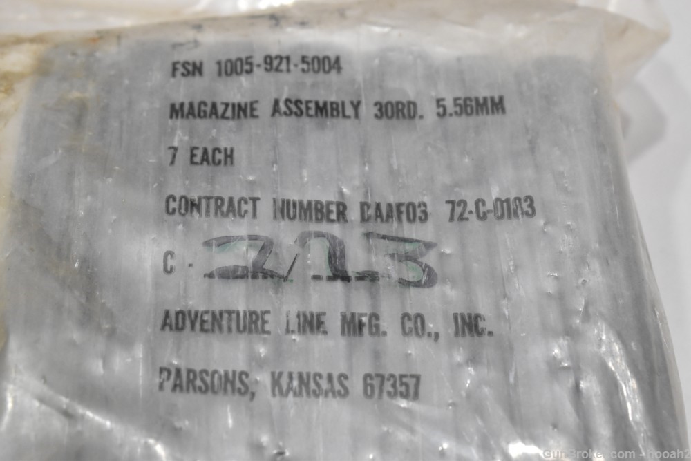 7 Packaged Adventure Line 30 Rd AR-15 M16 Rifle Magazines Pre Ban READ-img-1