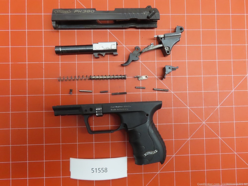 Walther model PK380 .380 Auto Repair Parts #51658-img-0
